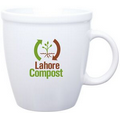 18 Oz. White Coffee House Mug